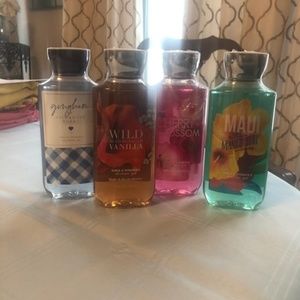 Lot of Bath and Body Works Shower Gel